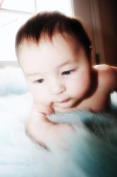 Curious infant